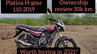 Platina Hgear 110 2019 model ownership reviewbest in commuter segment or not [upl. by Florine]