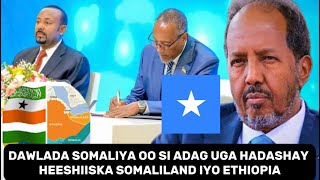 Dawlada Somaliya Oo Si Adag Uga Hadashay Heshiiska Somaliland Iyo Ethiopia Ee Badda Safiirkeediina [upl. by Ava697]