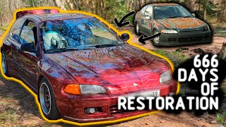 Restoring of the Honda civic eg [upl. by Noteloc]