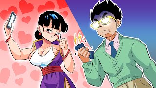 Chi Chi Sends A Risky Text DBZ Comic Dub [upl. by Atinus]