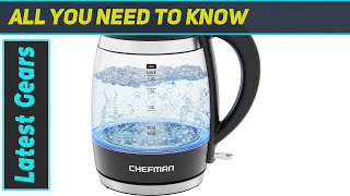 Chefman FastBoil Electric Kettle Experience Rapid Boiling amp Safety Assured [upl. by Neelyk711]