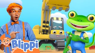 Excavator Song ft GeckosGarage  Im An Excavator  Songs For Kids [upl. by Aivek]