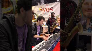 Tivon Pennicott and Steve Brickman showcase at NAMM 2024 [upl. by Delinda]