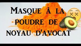 17 Beauté  Masque à la poudre de noyau davocat [upl. by Rhodes925]