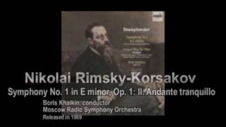 RimskyKorsakov  Symphony No 1 Second Movement Part 24 [upl. by Brace108]