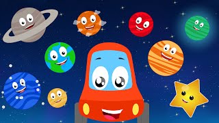 Planet Song  Learn Planet  Cars and Trucks Rhymes [upl. by Graves]