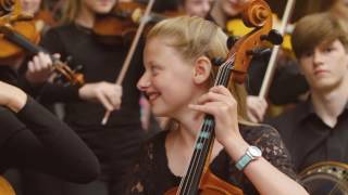 Clare Youth Trad Orchestra  Shannon Airport  FleadhTV 2017 [upl. by Nnylacissej179]