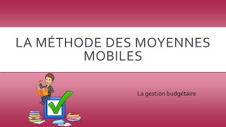 la méthode des moyennes mobiles [upl. by Ahcas]