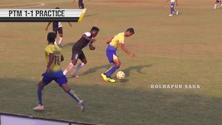 PTM A VS PRACTICE LEAGUE MATCH 6  Satej Chashak 2020  match highlights  kolhapur football [upl. by Johnathon296]