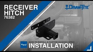 2021 Jeep Wrangler JL Hitch Installation  Draw•Tite®  76382  2007 2021 Jeep Wrangler [upl. by Nnawaj]