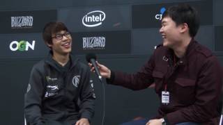 Interview with EnVyUs Mickie after Overwatch APEX Finals [upl. by Tebor]