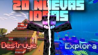 COSAS DIVERTIDAS para HACER EN MINECRAFT [upl. by Niriam]