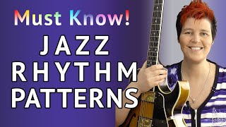 Jazz Guitar Rhythm Patterns  Comping Lesson For Jazz Beginners [upl. by Utham]