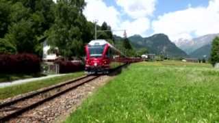 Rhaetian Railway by Poschiavo Switzerland [upl. by Spiro]