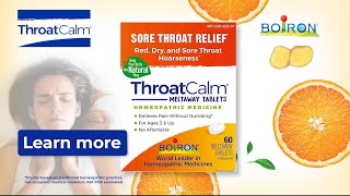 ThroatCalm for Sore Throat Relief [upl. by Rabelais833]