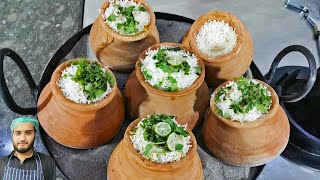 Matka Biryani Recipe  Street Food of Karachi [upl. by Monroe]