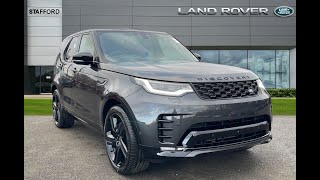 New Land Rover Discovery 30 D300 MHEV Dynamic HSE in Carpathian grey I Stafford Land Rover [upl. by Annauj]