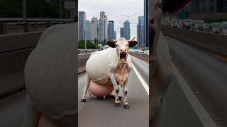 Man help a pregnant cow cow cowlover pregnant treatment babyanimal humanity calf rescue [upl. by Aicinoid49]