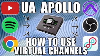 How to use Universal Audio Virtual Channels with your DAW and Mac apps [upl. by Blatt79]