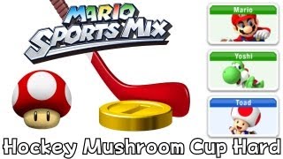 Mario Sport Mix  Hockey  Mushroom Cup Hard CoOp [upl. by Feliza]