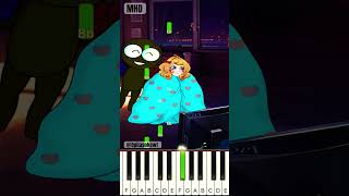 Slap meme Miss Delight x Player Opilasokewt  Piano Tutorial [upl. by Idnib]