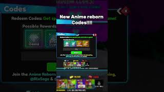 NEW ANIME REBORN CODES  roblox animeroblox animevanguards robloxanime animereborn code [upl. by Holt713]