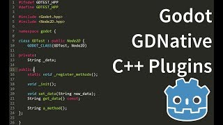 Godot Nativescript 11 introduction  writing C plugins [upl. by Kragh]