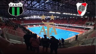 DUELO DE HINCHADAS EN EL BEFOL ARENA Nueva Chicago vs River Plate FUTSAL AFA [upl. by Angi]