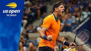 Juan Martin del Potro Holds Court vs Fernando Verdasco In Arthur Ashe  2018 US Open [upl. by Lorenza]