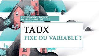 Immobilier  Taux fixe ou taux variable   Etienne Planchard [upl. by Inez]