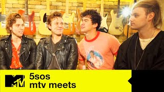 5 Seconds Of Summer Give A BehindTheScenes Of Want You Back  MTV Meets [upl. by Innor]