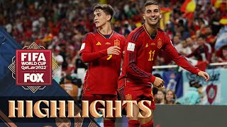 Spain vs Costa Rica Highlights  2022 FIFA World Cup [upl. by Eirelam750]