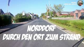 Mit dem Fahrrad durch Norddorf Amrum zum Strand [upl. by Jeffie]