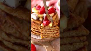 How To Make PROTEIN PANCAKES Vegan amp GlutenFree [upl. by Ynaffit493]