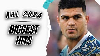 NRL 2024  BIGGEST HITS  PART 1 ᴴᴰ [upl. by Kiyoshi]