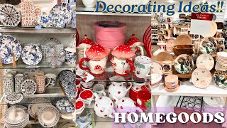 SHOP WITH ME AT HOMEGOODS  SPRING KITCHEN  DINNERWARE [upl. by Osi]