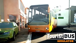 TOURIST BUS SIMULATOR 1  GUIDIAMO AUTOBUS IN STRADE STRETTISSIME  GAMEPLAY ITA 4K [upl. by Tyson]