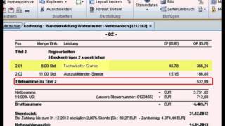 Rechnung aus Auftragsbestätigung erstellen mit der WinWorker Software [upl. by Mellicent]