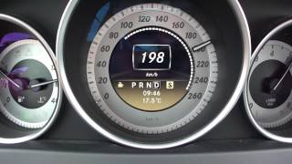 2012 Mercedes Benz C180 Top Speed [upl. by Annecorinne]