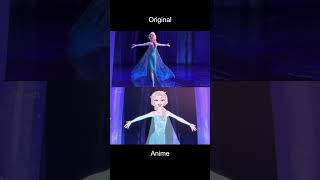 Let It Go Original vs Anime FASH Animation [upl. by Novej140]