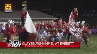 Sportsbeat week 10 ClaysburgKimmel  Everett [upl. by Adlesirhc]