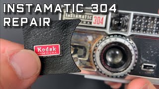 Kodak Instamatic 304 Camera Repair and some information [upl. by Fidele846]