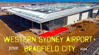 Western Sydney Airport and Bradfield City update Badgerys Creek Australia [upl. by Leunad]