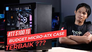 Harga Lebih Masuk Akal Cakepnya Dapet Thermaltake S100 TG I Casing PC Review [upl. by Shanney919]