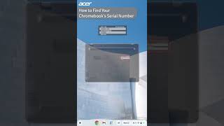 How to Find the Serial Number on a Chromebook [upl. by Tereve]