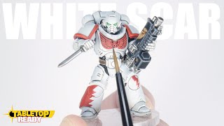 How To Paint White Scars  Learn how to paint White power armour  Space Marines  Warhammer 40k [upl. by Abigael]