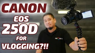 Canon 250D Or SL3 for vloggingvideo test for Vlogging [upl. by Dionisio203]