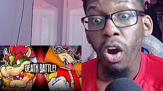 Bowser VS Eggman Mario VS Sonic  DEATH BATTLE  REACTION [upl. by Aicssej]