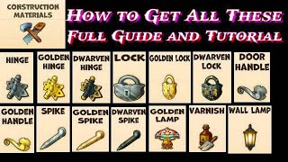 Farmdale  How to get Upgrade Materials  SHIP ORDER  Complete Guide and Tutorial [upl. by Eadnus397]