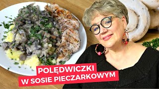 Szybki domowy obiad POLĘDWICZKI W SOSIE PIECZARKOWYM To to co tygrysy lubią najbardziej 😋 [upl. by Hartnett]